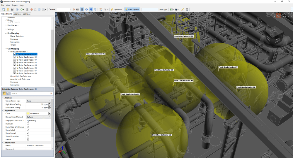 Fire And Gas Mapping Resources Using Detect3D And In:Flux