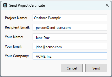 Certificate Form