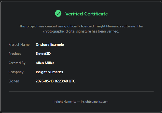 Clicking View Certificate